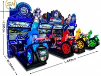 Nouvelle machine de jeu d'arcade de grande envergure, jeu de course de rue à deux joueurs, équipement d'arcade commercial à monnayeur