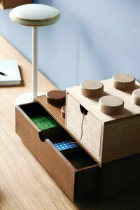 Game Classify Wooden Desk <b>Drawer</b> 4 Knobs Wood Toy <b>Storage</b> <b>Box</b> Organizer for Kids - Product Image 4