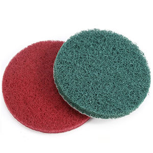 Tampons à main Non tissés 5 pouces, <span class=keywords><strong>disque</strong></span> à récurer industriel en tissu <span class=keywords><strong>pour</strong></span> <span class=keywords><strong>perceuse</strong></span> électrique mentale et <span class=keywords><strong>bois</strong></span> - Product Image 4