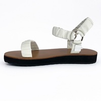 Sandales plates pour femmes Grecca avec dessus et doublure en fourrure - Chaussures tendance toutes saisons