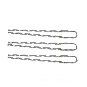 Galvanized steel Prestranded wire Preformed Guy Grip Dead Grip Ends for Overhead Pole Line Accessories