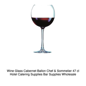 Verre à vin Cabernet Ballon Chef & Sommelier 47 cl Fournitures de restauration hôtelière Fournitures de bar Vente en gros - Product Image 2