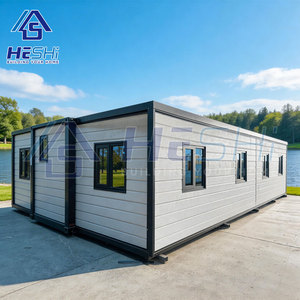 Maison mobile pliable sur mesure de 40 pieds, villa préfabriquée de 20/40 pieds à deux chambres, conteneur extensible - Product Image 2