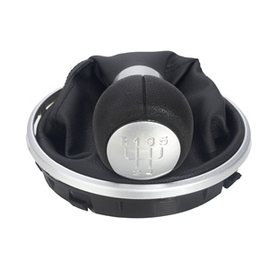 Skoda Gear <b>Shift</b> <b>Knob</b> Leather 5 Speed Ergonomic Manual Transmission Replacement Part - Product Image 3