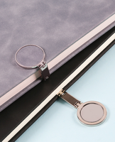 Carnet de notes en cuir à couverture rigide format A5 avec reliure cousue, logo personnalisé, cadeau d'entreprise, OEM