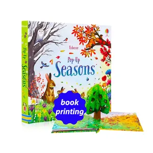 קסם מותאם אישית פופ אפ 3D הדפסת ספרי ילדים הדפסת ספרי פעילות לילדים הדפסת ספרי קרטון לילדים