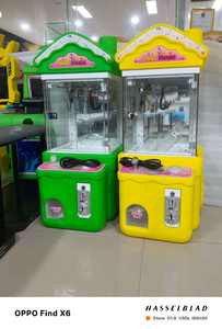 Jetonlu oyun makinesi küçük bebek kapmak klip makinesi tankı bebek oyunu <span class=keywords><strong>Mini</strong></span> pençe makinesi - Product Image 4