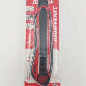 Utility Knife 18mm Stainless Steel Blade Snap Off Blades Red ABS Handle Multi Functional Tool - Product Image 1