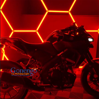 Lampu panggung Led profesional, lampu hias Rgb sarang lebah lampu Kelab Malam