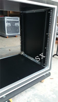 Estuche de Transporte para Sistema de Sonido de 12U con Soporte Antivibratorio y 2 Soportes