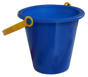 Ensemble de jouets de plage Castle Bucket, moules à sable pour enfants emballés dans une boîte colorée