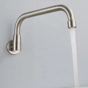 صنبور حوض مطبخ نحاسي للمياه الباردة بمقبض مفرد مثبت على الحائط في الصين/حنفية مياه/حنفية مطبخ