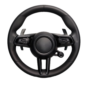 Volante Deportivo de Cuero Estilo CS para Porsche 718/991/992/911 GT2//GT4/Cayenne/<span class=keywords><strong>Macan</strong></span>/Boxster/Cayman/Panamera/Carrera - Product Image 1