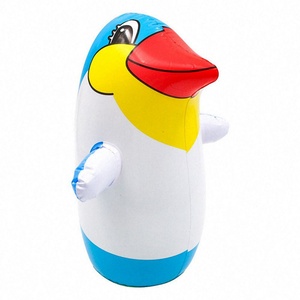 Jouet gonflable pour piscine, pingouin flottant pour la plage, bouée de natation - Product Image 1