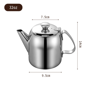 Bouilloire à eau en acier inoxydable DFK01, cafetière, théière, carafe à eau avec bec verseur en acier inoxydable - Product Image 4