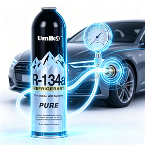 Gas Refrigerante R-134a de la Marca <span class=keywords><strong>Umiko</strong></span>, Pureza del 99.9%, 1 kg, para Aire Acondicionado de Automóviles - Product Image 1