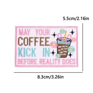 Chenying Bestseller d'été : Patchs brodés personnalisés thermocollants avec lettres, Patchs MAMA artistiques floraux frais en stock pour - Product Image 4