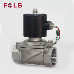Válvula Solenoide de Bola de 2 Vías DN40 de 1.5 Pulgadas 2W-400-40 Normalmente Cerrada de Acero Inoxidable AC220V DC12V DC24V para Agua, Aceites y Aire - Product Image 2