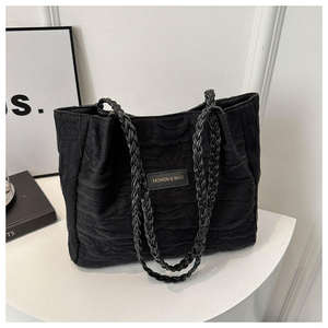 Bolso Tote de Gran Capacidad Estilo Coreano para Mujer, Bolso de Mano Portátil de <span class=keywords><strong>un</strong></span> Solo Hombro, Regalo Artístico, Bolso de Compras - Product Image 2