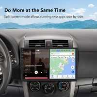 Estéreo para Auto Android 13 de 11.5 Pulgadas y 8 Núcleos para Toyota Alphard Serie 30, 4+64G, Inalámbrico, 5G WiFi, GPS, Navegación, Reproductor Multimedia