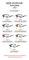 Lunettes de soleil photochromiques anti-lumière bleue UV400 sans monture personnalisées avec logo de créateur Partagas pour femmes – Fabrication en usine