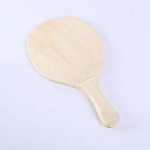 Fsc 100% Poplar gỗ bãi biển dơi mái chèo vợt tùy chỉnh bãi biển vợt Bộ - Product Image 3