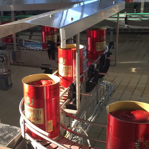 Đầy đủ tự động đóng hộp dán Máy chiết rót cà chua dán nhôm lon Máy chiết rót Ketchup dán có thể đóng gói máy - Product Image 1