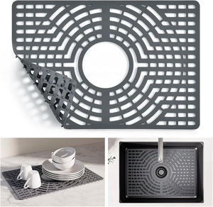 Protezione per <span class=keywords><strong>Lavello</strong></span> in Silicone Ecologico, Rettangolare 12"x16", Flessibile e Resistente al Calore, per Lavelli Singoli e Doppi - Product Image 1