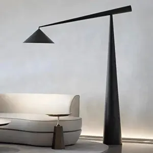 Современный дизайн украшения дома в скандинавском стиле светодиодный напольный светильник черный подставной светильник для гостиной BYF001