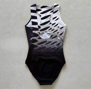 Nuevo Diseño de Leotardos de Gimnasia Rítmica, Leotardo Estampado, <span class=keywords><strong>Ropa</strong></span> de Baile, Traje de Patinaje sobre Ruedas, <span class=keywords><strong>Ropa</strong></span> para Correr - Product Image 3