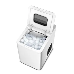 Hot Bán Nhà Máy Xách Tay 15Kg Mini Ngay Lập Tức Ice Maker Home Sử Dụng Ice Maker Xe Ice Cube Làm Số Lượng Điện Ngoài Trời Làm Việc