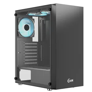 Powercase 2023 novo design personalizado atx torre, estojo de jogos de alta qualidade de computador torre média