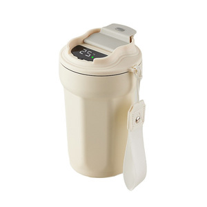 Tasse à café intelligente avec affichage de la température, en acier inoxydable 316, isotherme, avec écran numérique, pour femmes et cadeaux d'affaires - Product Image 1