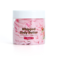 Lait Corporel au Beurre de Cacao Naturel et Végétalien pour Peau Noire, Pots de Beurre Corporel en Marque Blanche avec Logo, 200 ml, Étiquette Personnalisée