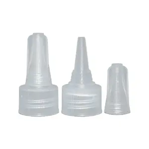 China supplier high quality 20mm plastic pointed top cap eye drop cap twist off nozzle cap for cosmetic