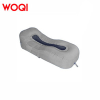 WOQI Canapé gonflable pliable ultra-léger au design moderne pour le camping en plein air, les pique-niques à la plage ou les journées paresseuses