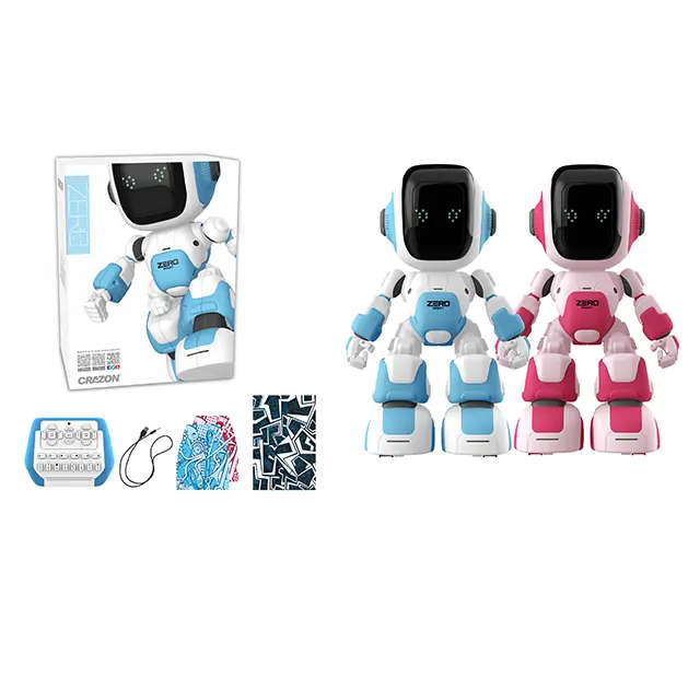 New infrared remote control intelligent robot kids educational play game toys with USB line