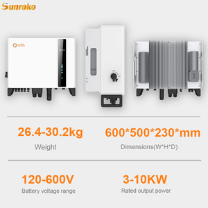 Inversor <span class=keywords><strong>Solar</strong></span> Híbrido Solis Com Controlador De Carga <span class=keywords><strong>Mppt</strong></span> 3Kw 5Kw 6000W 8000W 10Kw Inversor Trifásico De Alta Tensão Preço - Product Image 2
