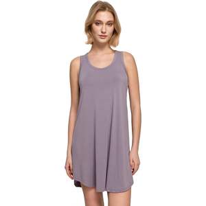 Camisón de Mujer Personalizado de Viscosa de Bambú, Cuello en U, Sin Mangas, Vestido Suave Tipo Camiseta, Ropa de Dormir - Product Image 4