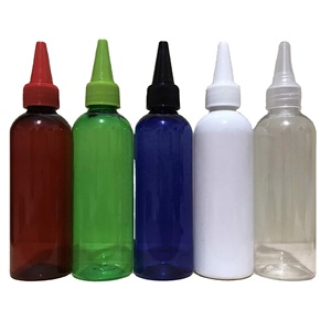 Botella de Plástico Transparente Vacía de 100ml, 150ml, 200ml para Aceite Capilar con Aplicador de Presión y Tapa Dosificadora de Rosca - Product Image 1