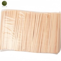 Bâtonnets à café en bambou naturel écologiques, sans plastique, zéro déchet, neutres en carbone, jetables, 5,5 pouces, pour artisanat et DIY