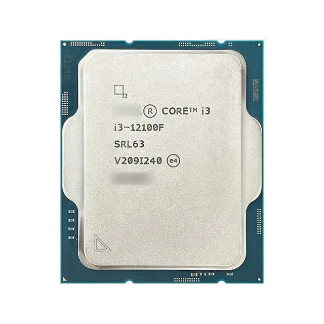 NEW Core Processor I3-12100F Core i3 12th Gen 4 Core 3.30 GHz 58W Desktop CPU i3 12100F