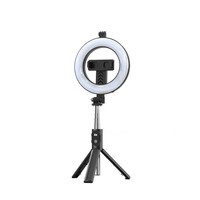 Anneau lumineux LED en gros avec trépied réglable, 3 modes d'éclairage réglables, 49 LED, batterie 1200 mAh pour Vlog