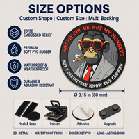 Écussons personnalisés modernes en PVC, badges 3D en silicone, étiquettes souples alternatives, motifs textiles pour vêtements de sport et de loisirs