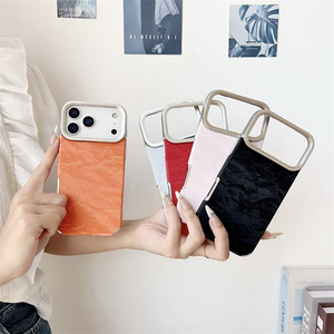 เคสหนังเคลือบทองคำปี 2026 สำหรับ iPhone 17 16 Pro Max เคสผ้าเนื้อแมทลายหินอ่อนสำหรับ iPhone 13 14 15 16 17 - Product Image 3