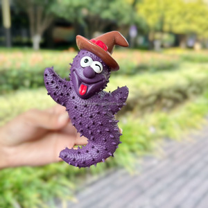 Halloween Pet Toys Latex Quietschender Kürbis Fledermaus Dämon, großäugiges Monster geformtes Halloween-Hundes pielzeug - Product Image 6
