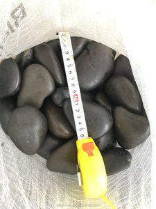 Ciottolo nero <span class=keywords><strong>perla</strong></span> naturale lucido all'ingrosso - Product Image 6