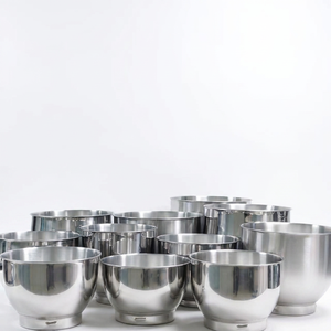Tazón para Mezclar de Acero Inoxidable 304 de Grado Alimenticio, Ecológico, de 4.5QT, con Acabado de Superficie Personalizado, Apto para Lavavajillas, Libre de Plomo - Product Image 4