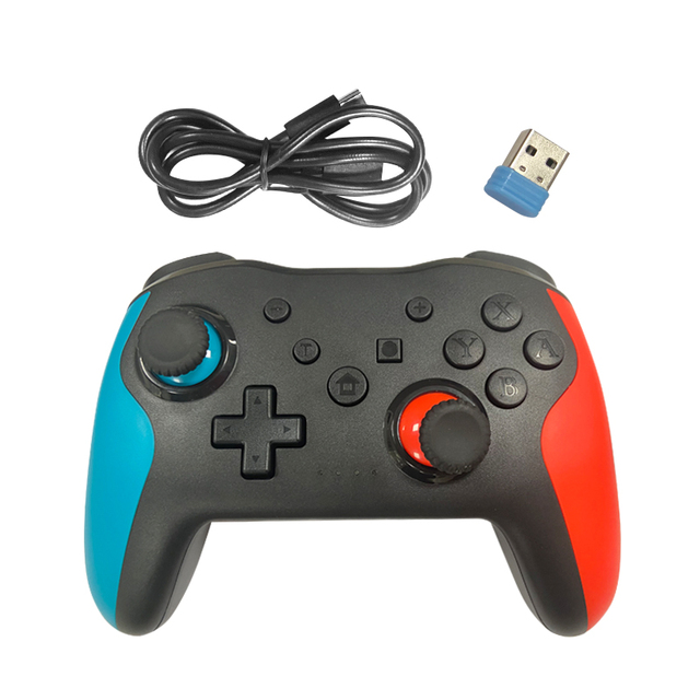 YLW Wired BT Wireless Controller for N- Switch NS Pro PC TV Box Smart Phone Tablet PS3  Double Shock Joystick Gamepad