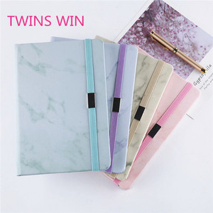 Fournitures de bureau et scolaires papeterie prix de gros bas quantité minimale de commande mignon imprimé couleur marbre cahier 1855 - Product Image 5